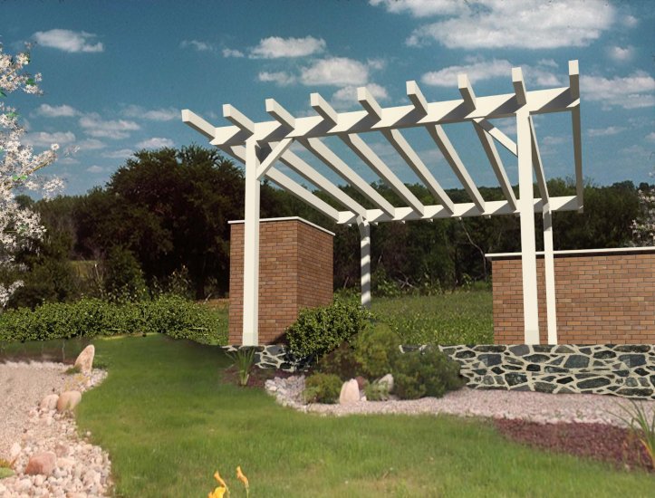 Gazebo tetto piano inclinato 400x570 - Clicca l'immagine per chiudere